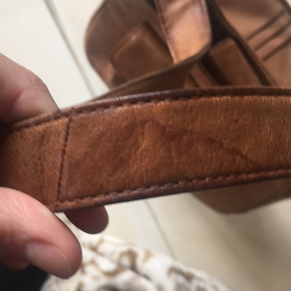 Fossil 🔑 leather over the shoulder bag - Picture 6 of 7